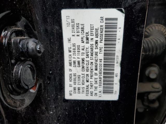 19UUA8F58EA006146 - 2014 ACURA TL TECH BLACK photo 12
