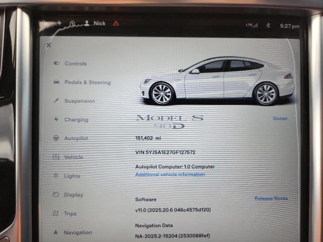 5YJSA1E27GF127572 - 2016 TESLA MODEL S Ağ foto 9