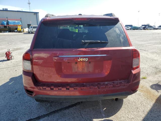 1C4NJCBA2HD148696 - 2017 JEEP COMPASS SPORT RED photo 6