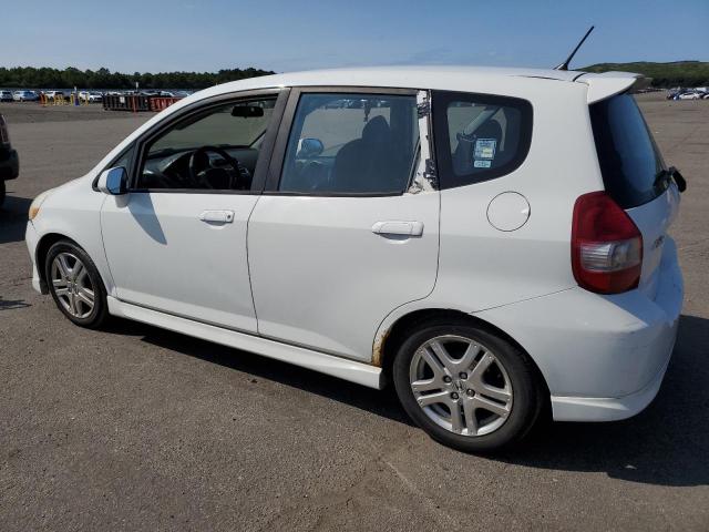 JHMGD38667S015516 - 2007 HONDA FIT S WHITE photo 2