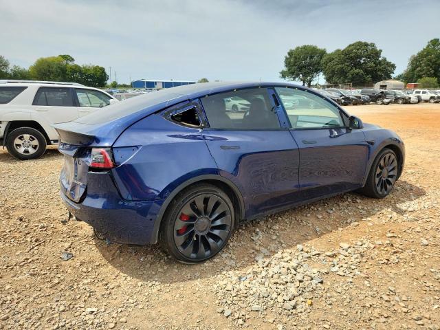 7SAYGDEF6NF523716 - 2022 TESLA MODEL Y BLUE photo 3