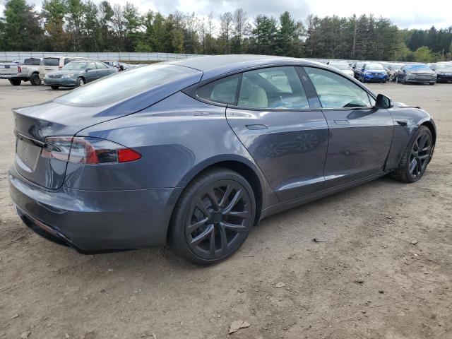 5YJSA1E56MF436326 - 2021 TESLA MODEL S Grau Foto 3