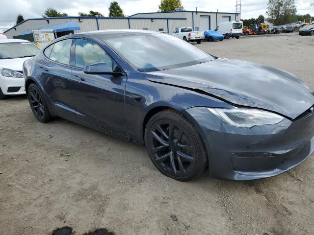 5YJSA1E56MF436326 - 2021 TESLA MODEL S Grau Foto 4