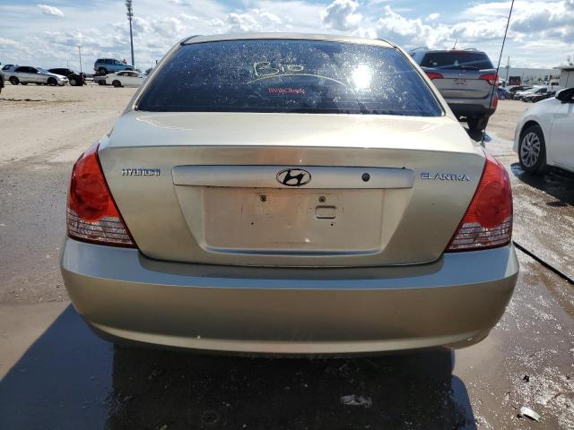 KMHDN46D55U007719 - 2005 HYUNDAI ELANTRA GLS GOLD photo 6