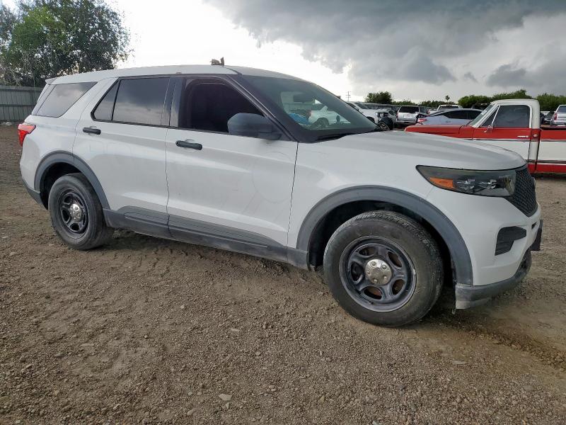 1FM5K8AB3LGA64037 - 2020 FORD EXPLORER POLICE INTERCEPTOR თეთრი ფოტო 4