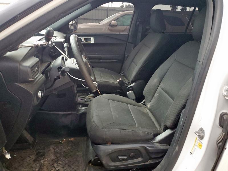 1FM5K8AB3LGA64037 - 2020 FORD EXPLORER POLICE INTERCEPTOR თეთრი ფოტო 7