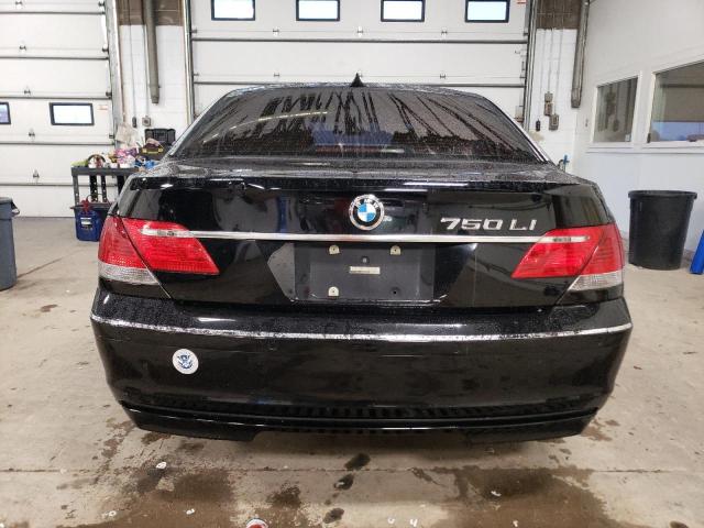 WBAHN83556DT59367 - 2006 BMW 750 LI BLACK photo 6