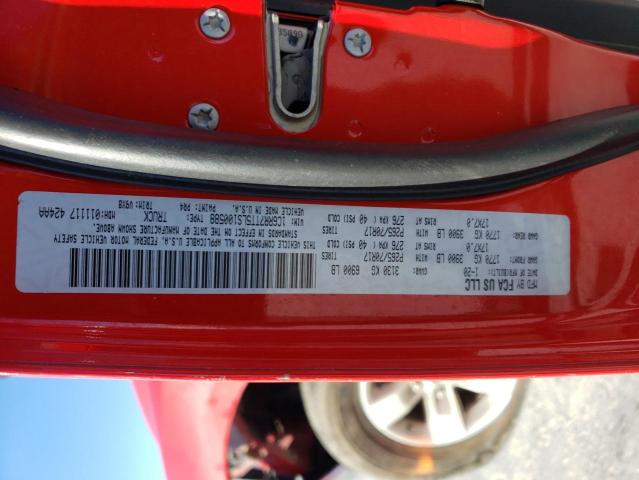 1C6RR7TT5LS100588 - 2020 RAM 1500 CLASS SLT 红色 照片 13