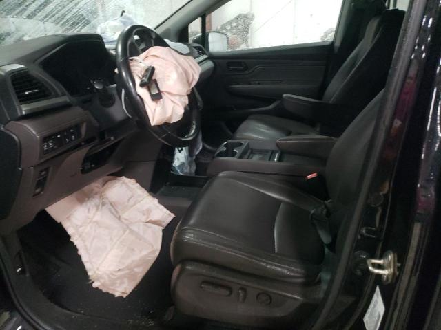 5FNRL6H89LB007613 - 2020 HONDA ODYSSEY TOURING BLACK photo 7