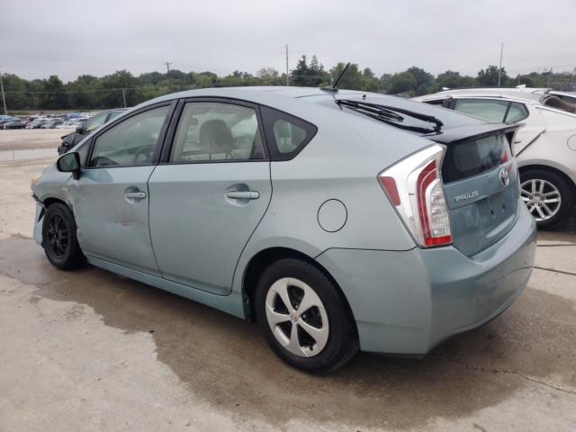 JTDKN3DU7D5657332 - 2013 TOYOTA PRIUS TEAL photo 2