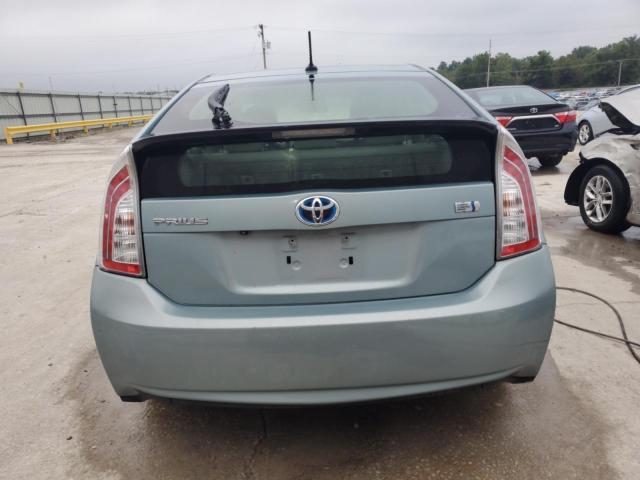 JTDKN3DU7D5657332 - 2013 TOYOTA PRIUS TEAL photo 6