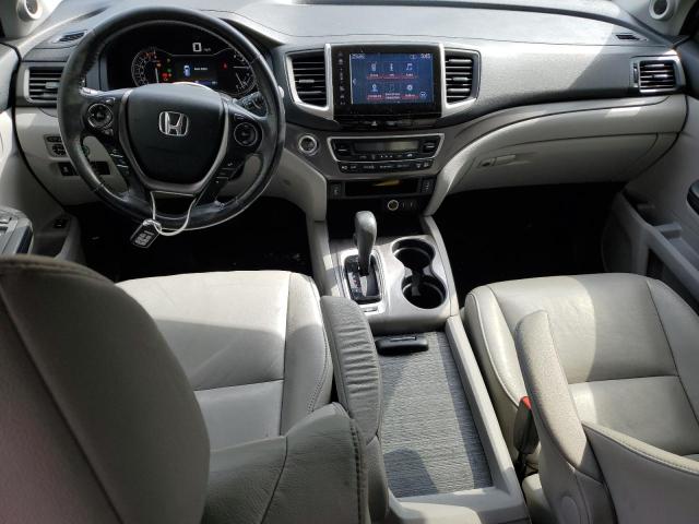 5FNYF6H58HB050839 - 2017 HONDA PILOT EXL BLUE photo 8