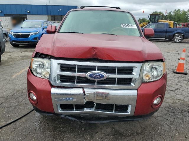 1FMCU04G49KB11558 - 2009 FORD ESCAPE LIMITED RED photo 5