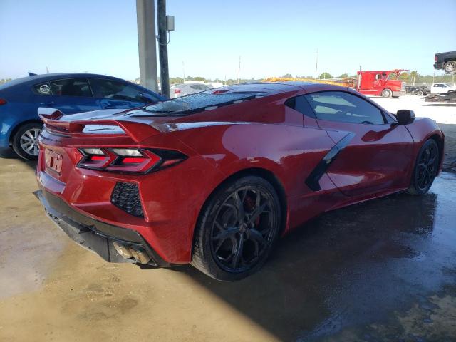 1G1YC2D40N5111427 - 2022 CHEVROLET CORVETTE STINGRAY 3LT MAROON photo 3