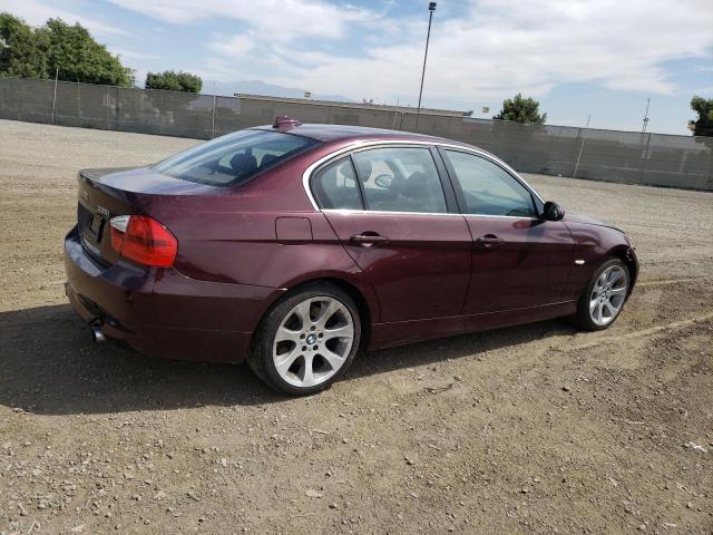 WBAVB73538KY64179 - 2008 BMW 335 I BURGUNDY photo 3