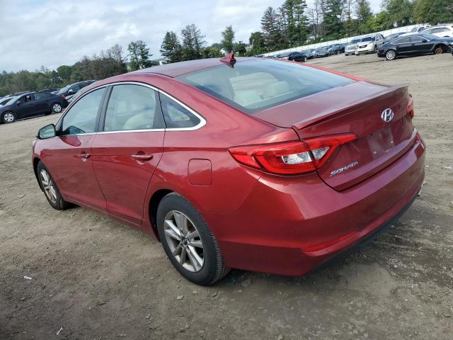 5NPE24AFXFH025476 - 2015 HYUNDAI SONATA SE RED photo 2