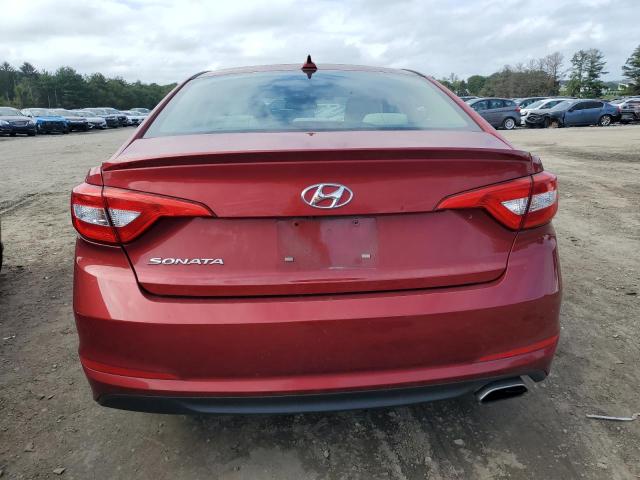 5NPE24AFXFH025476 - 2015 HYUNDAI SONATA SE RED photo 6