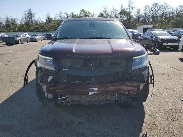 1FM5K8GT7JGB83383 - 2018 FORD EXPLORER SPORT ბურგუნდია ფოტო 5