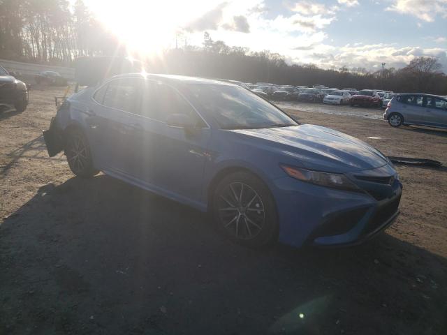 4T1G11AK9PU080026 - 2023 TOYOTA CAMRY SE NIGHT SHADE BLUE photo 4