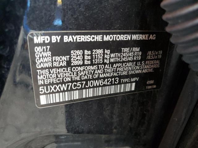 5UXXW7C57J0W64213 - 2018 BMW X4 XDRIVEM40I BLACK photo 13