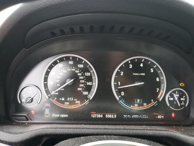 5UXXW7C57J0W64213 - 2018 BMW X4 XDRIVEM40I BLACK photo 9
