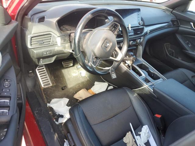 1HGCV1F36KA131387 - 2019 HONDA ACCORD SPORT Czerwony zdjęcie 8