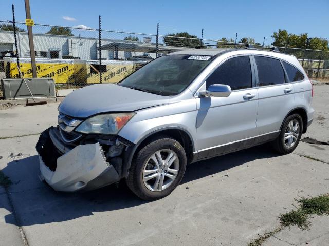 5J6RE3H7XBL024829 - 2011 HONDA CR-V EXL SILVER photo 1