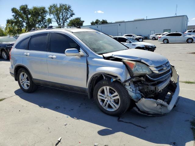 5J6RE3H7XBL024829 - 2011 HONDA CR-V EXL SILVER photo 4