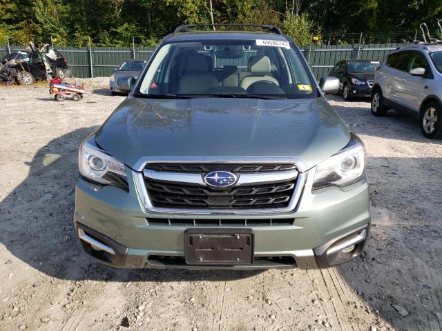 JF2SJARC7JH572793 - 2018 SUBARU FORESTER 2.5I LIMITED GREEN photo 5