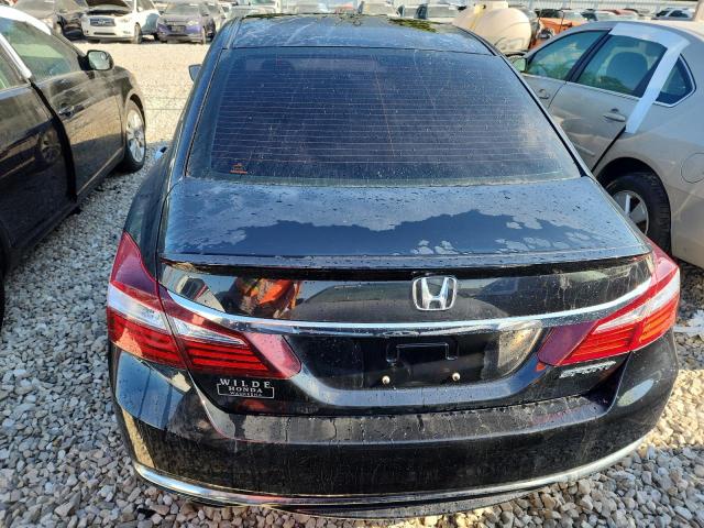 1HGCR2F56GA017165 - 2016 HONDA ACCORD SPORT შავი ფოტო 6