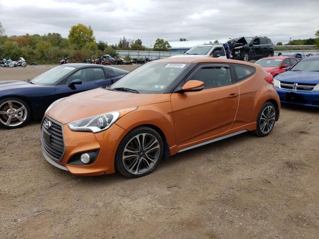 KMHTC6AEXGU291915 - 2016 HYUNDAI VELOSTER TURBO ORANGE photo 1