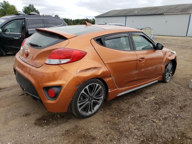 KMHTC6AEXGU291915 - 2016 HYUNDAI VELOSTER TURBO ORANGE photo 3