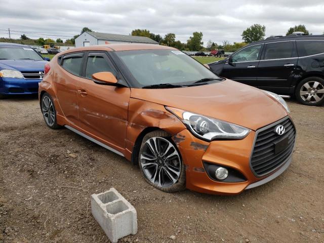 KMHTC6AEXGU291915 - 2016 HYUNDAI VELOSTER TURBO ORANGE photo 4