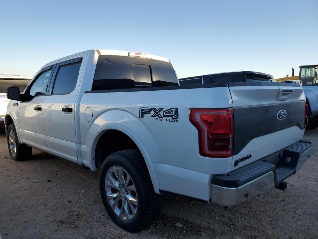 1FTEW1EF5GKD22655 - 2016 FORD F150 SUPERCREW WHITE photo 2