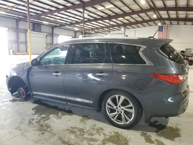 5N1AL0MMXDC337400 - 2013 INFINITI JX35 GRAY photo 2