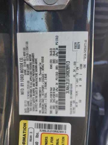 3LN6L2LU1DR828913 - 2013 LINCOLN MKZ HYBRID BLACK photo 12