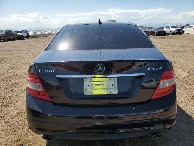WDDGF8BB3BR173204 - 2011 MERCEDES-BENZ C 300 4MATIC BLACK photo 6
