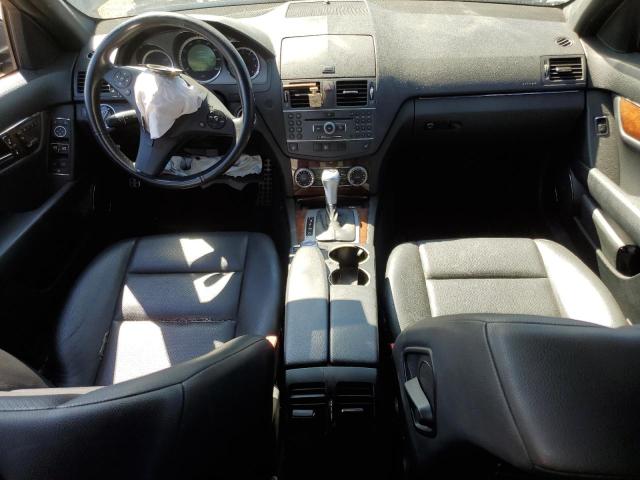 WDDGF8BB3BR173204 - 2011 MERCEDES-BENZ C 300 4MATIC BLACK photo 8