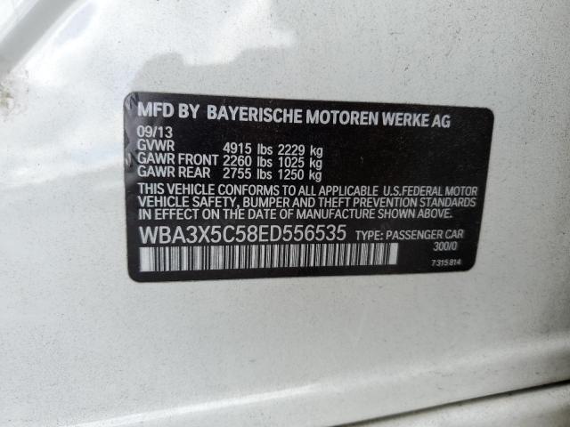 WBA3X5C58ED556535 - 2014 BMW 328 XIGT WHITE photo 12