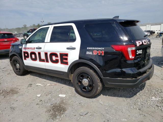 1FM5K8AR5JGC75220 - 2018 FORD EXPLORER POLICE INTERCEPTOR 双色 照片 2