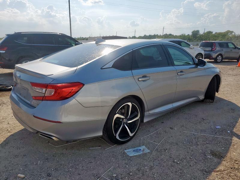 1HGCV1F3XJA235458 - 2018 HONDA ACCORD SPORT ვერცხლისფერი ფოტო 3