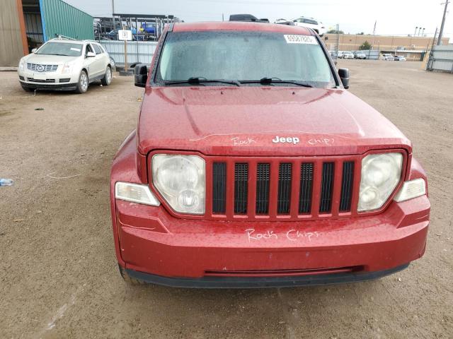 1J8GN28K78W278512 - 2008 JEEP LIBERTY SPORT RED photo 5