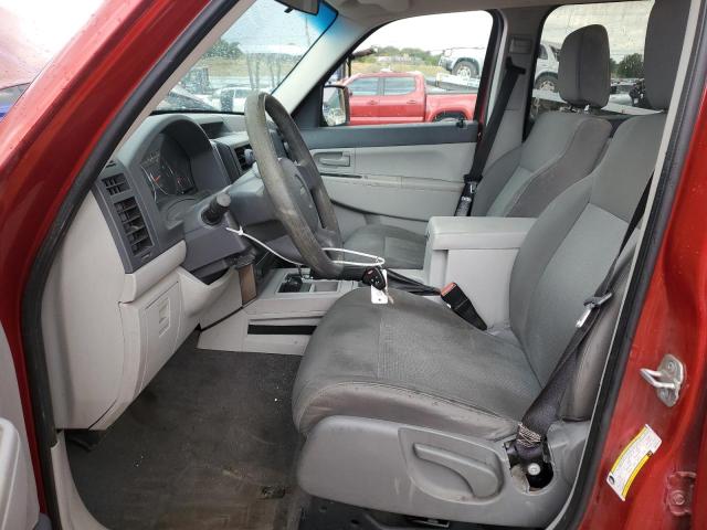 1J8GN28K78W278512 - 2008 JEEP LIBERTY SPORT RED photo 7