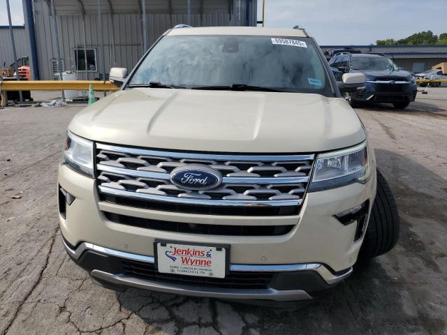 1FM5K7F85JGC80945 - 2018 FORD EXPLORER LIMITED 奶油色 照片 5