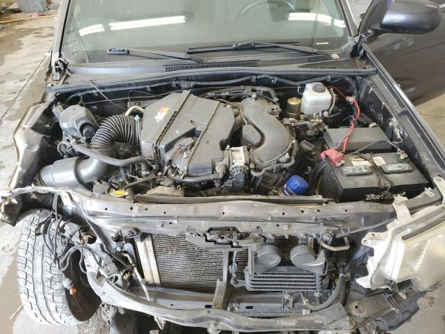 3TMLU4EN9FM175379 - 2015 TOYOTA TACOMA DOUBLE CAB GRAY photo 11