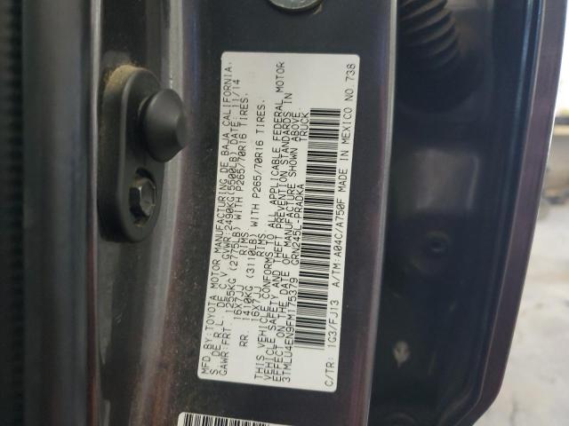 3TMLU4EN9FM175379 - 2015 TOYOTA TACOMA DOUBLE CAB GRAY photo 13