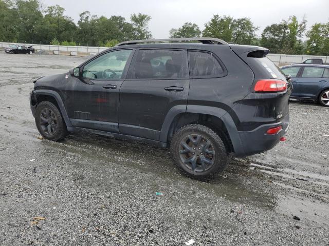 1C4PJMBB0EW212242 - 2014 JEEP CHEROKEE TRAILHAWK BLACK photo 2