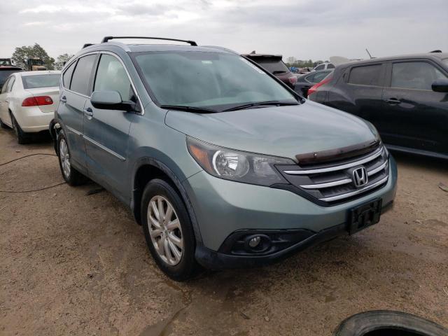 5J6RM4H73CL024259 - 2012 HONDA CR-V EXL TEAL photo 4