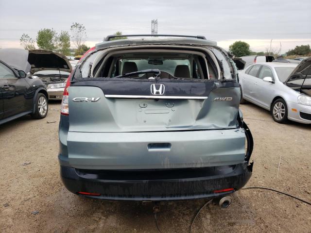 5J6RM4H73CL024259 - 2012 HONDA CR-V EXL TEAL photo 6