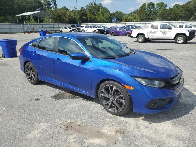 2HGFC2F82LH551882 - 2020 HONDA CIVIC SPORT BLUE photo 4
